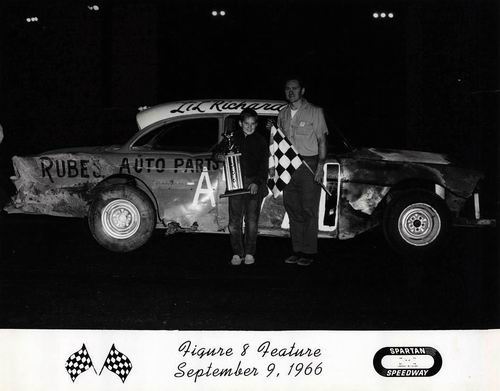 Spartan Speedway (Corrigan Oil Speedway) - Lil Richard And Billy Simmons 1966 (newer photo)